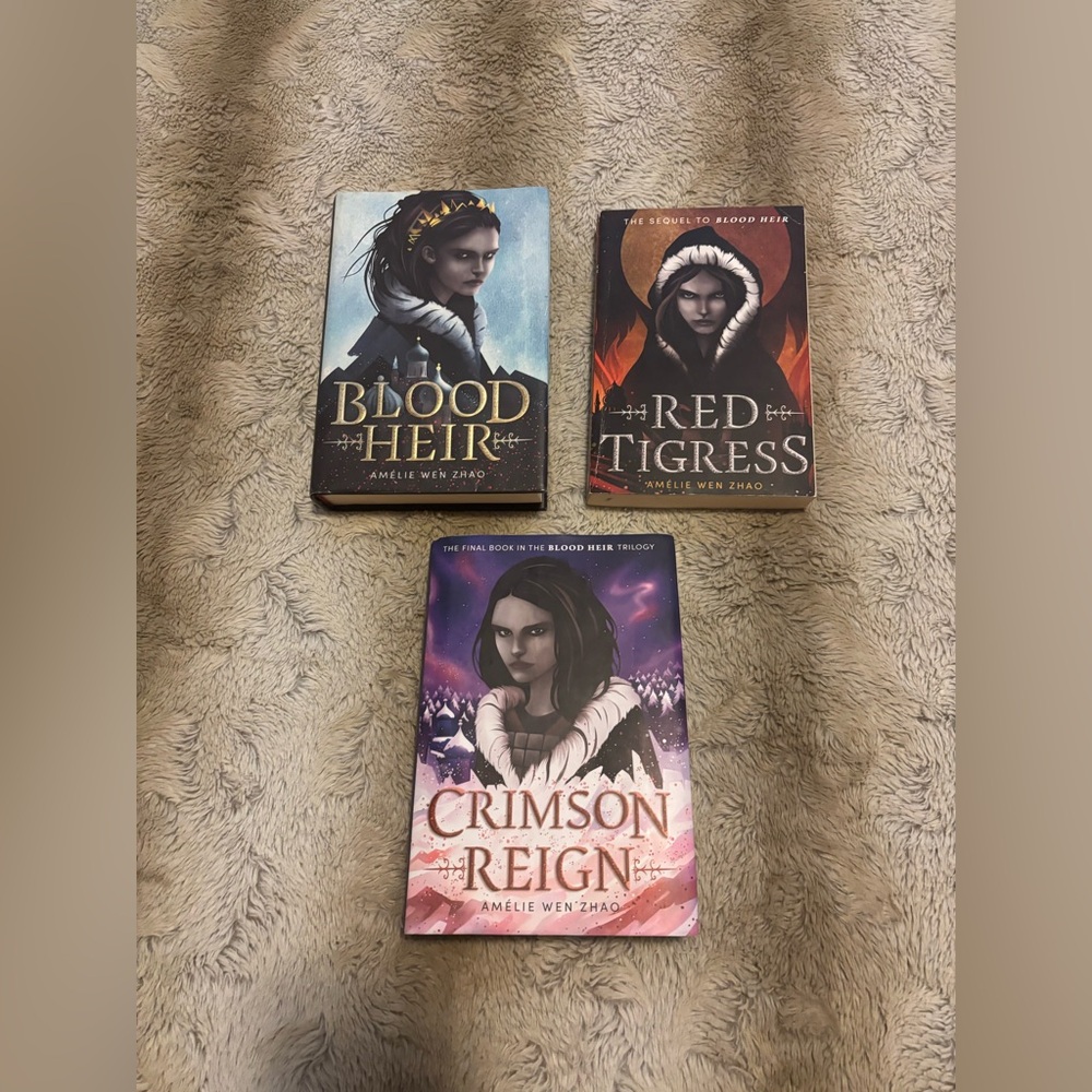 The blood heir trilogy by Amelie wen Zhao